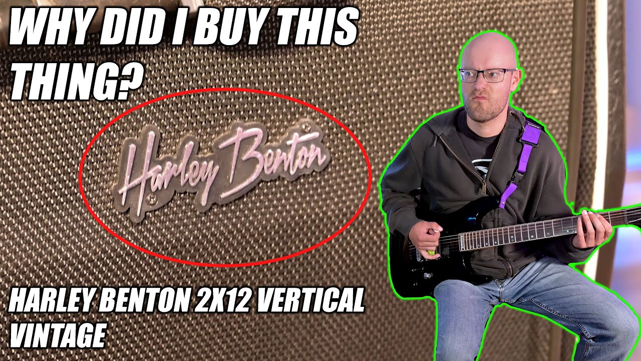 HARLEY BENTON 2X12 VERTICAL VINTAGE GUITAR SPEAKER CABINET \\ REVIEW
