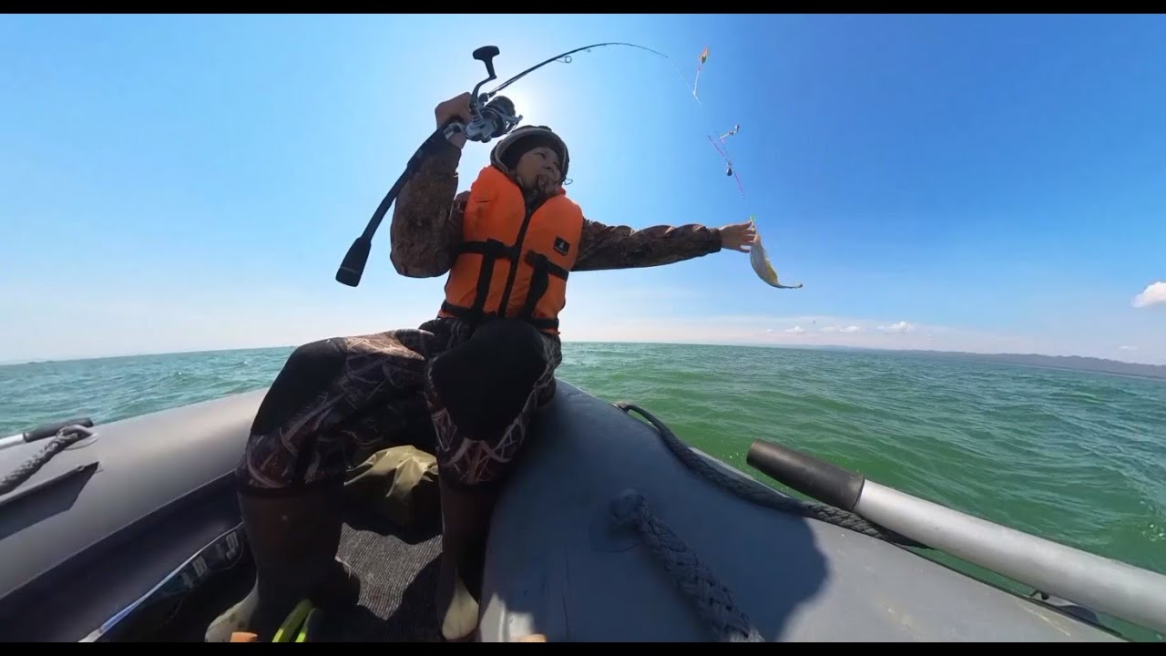 Съездили на море, отдохнули и порыбачили..