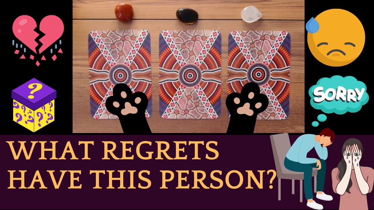 What REGRETS have this person? (Anyone)😣🥀⏳💔🥺| Pick a card