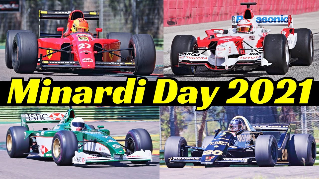 5° Historic Minardi Day 2021 Formula One [F1] - Ferrari 643 F1, Toyota TF105, Jaguar R3 V10 & More!