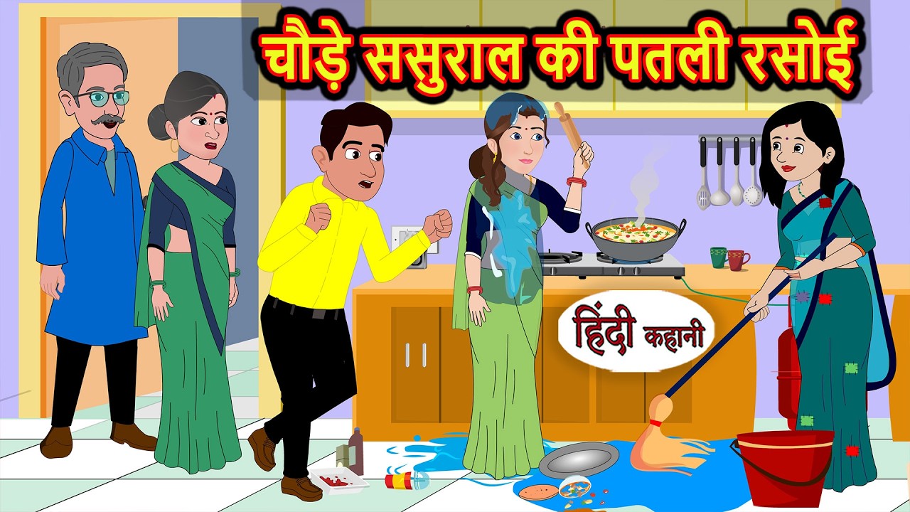 चौड़े ससुराल की पतली रसोई | Bedtime Story | Stories in Hindi | Fairy Tales | Moral Stories | Funny