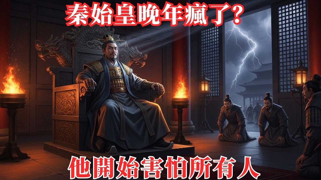 秦始皇晚年的瘋狂：統一天下後，他為什麼開始害怕所有人？ | 睡前歷史故事 | 歷史故事