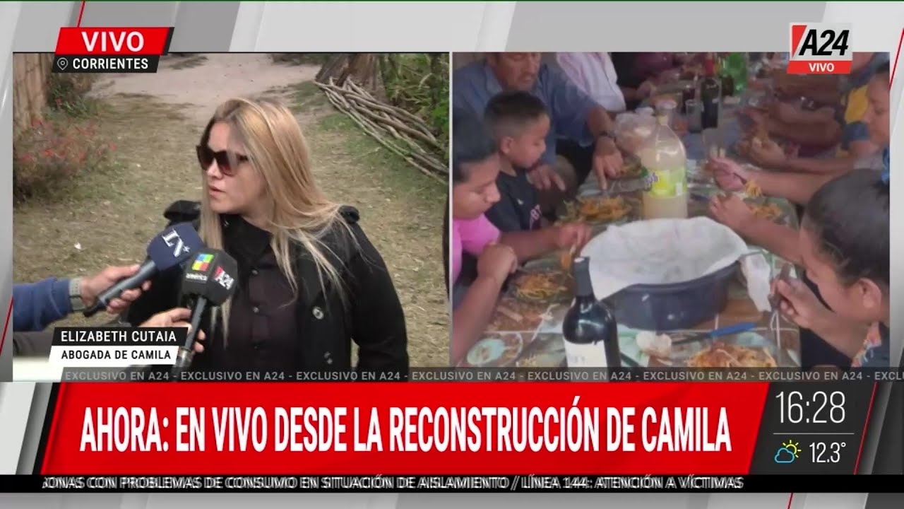 🚨 Loan: realizan la reconstrucción junto a los hijos de Camila en el lugar