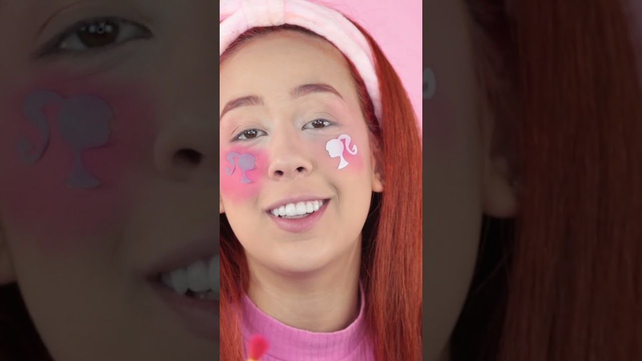 TESTEI UM TRUQUE DO #tiktok DE #maquiagem #teste #barbie #barbiemovie