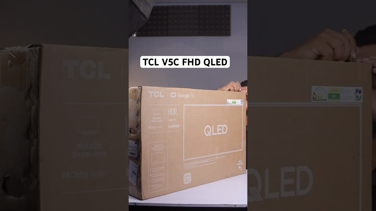 TCL V5C 32-inch QLED TV 2025 | Unboxing | Big Billion Day Sale