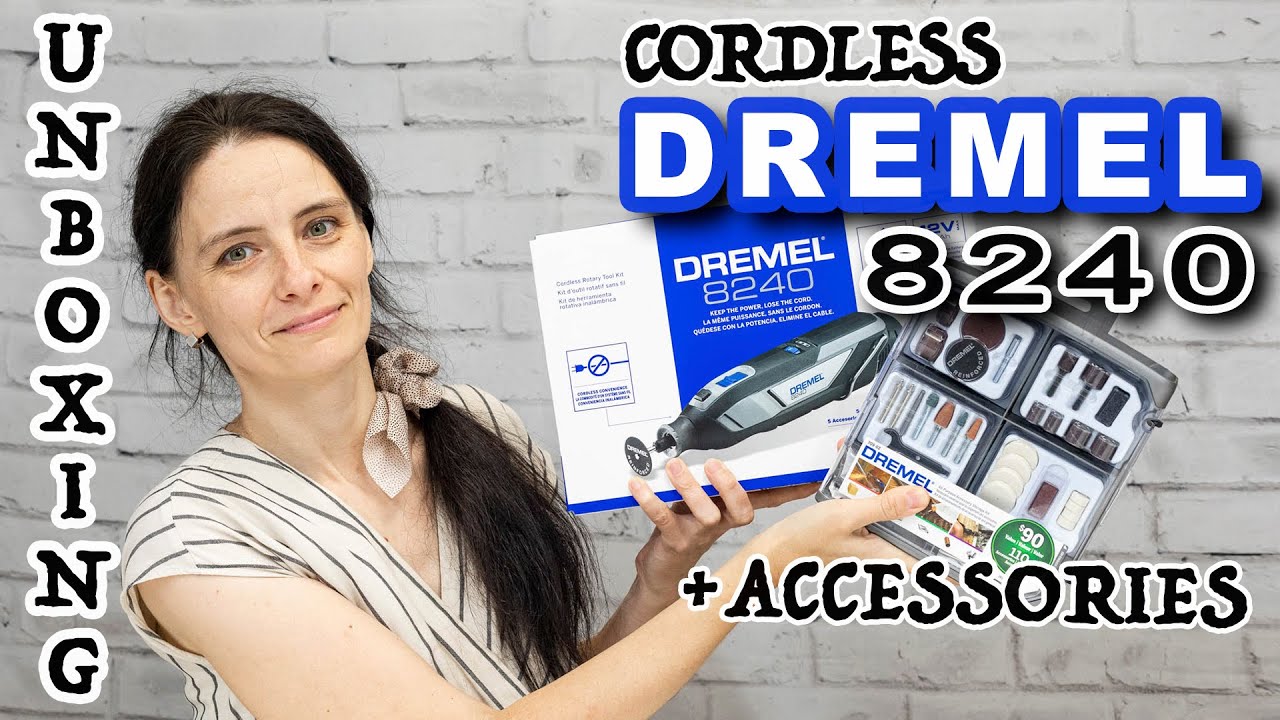 Аккумуляторный DREMEL 8240 + принадлежности — Распаковка — @loweshomeimprovement