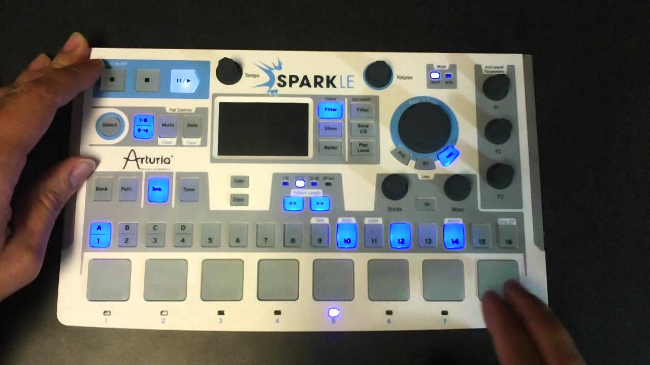Arturia Sparkle Demo - Building A Track In Sequencer Mode