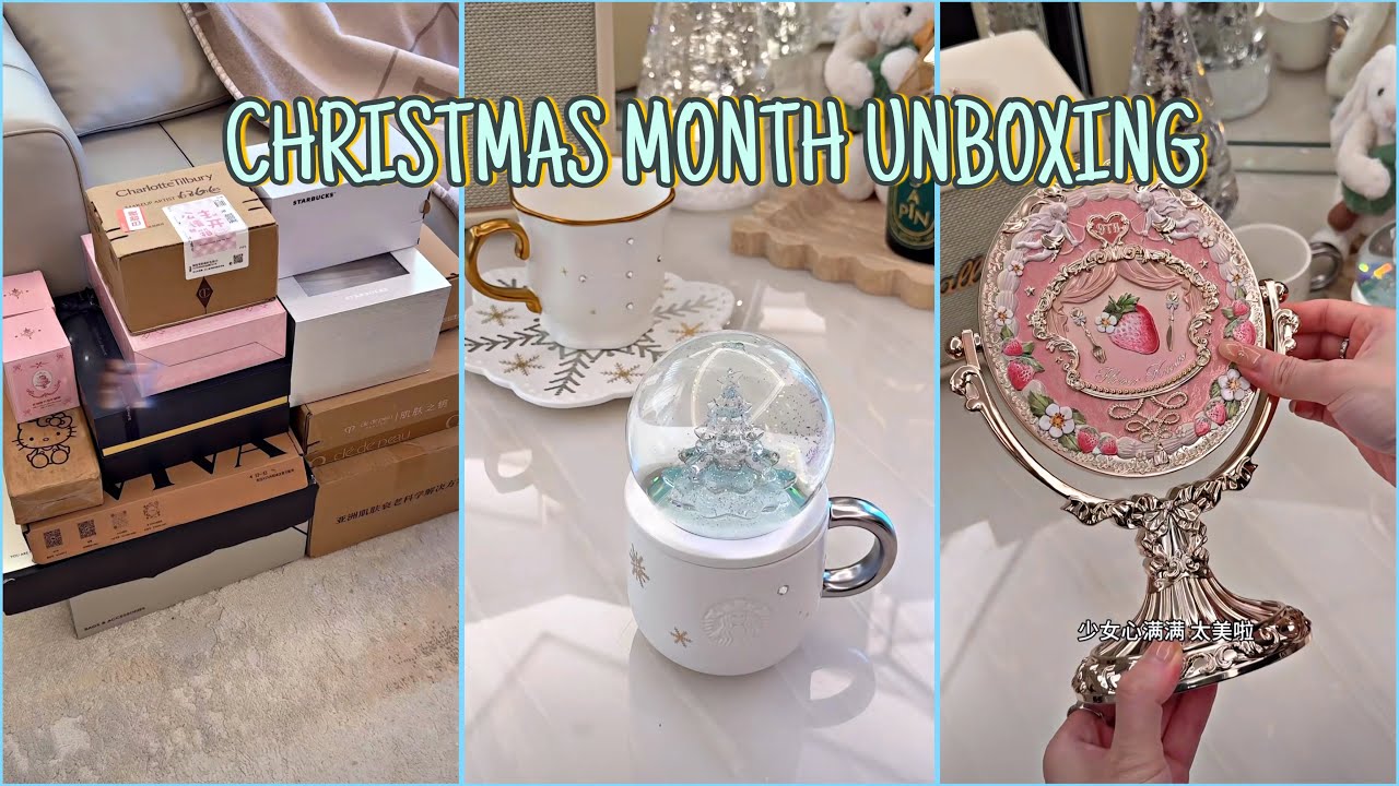 Christmas Unboxing & Restocking 🎄✨ | Cozy Aesthetic Reset & Holiday Vibes
