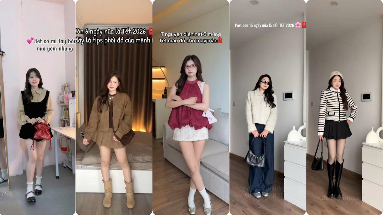 [ Shopee Haunl ] | Tổng hợp OUTFITS xinh diện Tết 2026 siêu chất