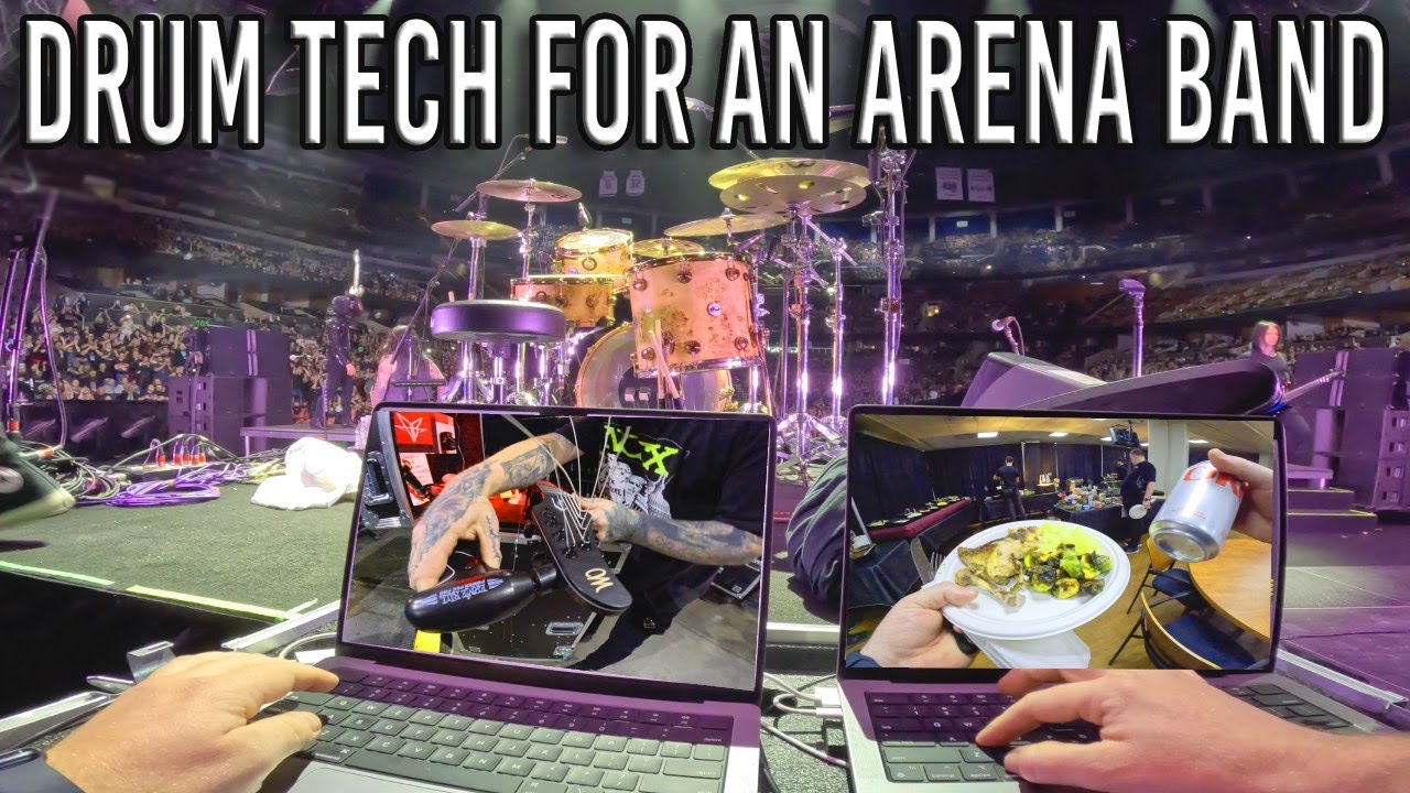 Drum Tech POV | A Day in the Life of a Drum Tech at Kia Center