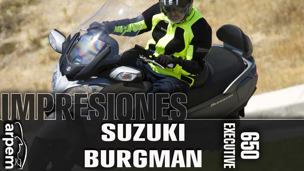 Suzuki Burgman 650 Executive - español - 2014 - videoprueba