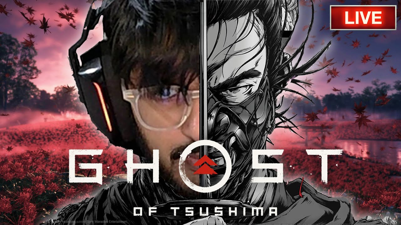 🔴Starting A New Beautiful Journey | Ghost of Tsushima Part 1 !giveaway