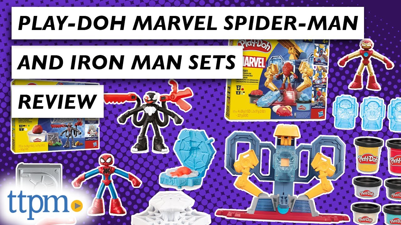 Make & Mold with Marvel Play-Doh Sets!