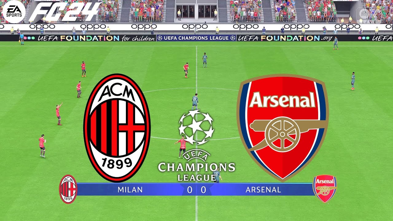 FC 24 | AC Milan vs Arsenal - UCL UEFA Champions League - PS5™ Gameplay