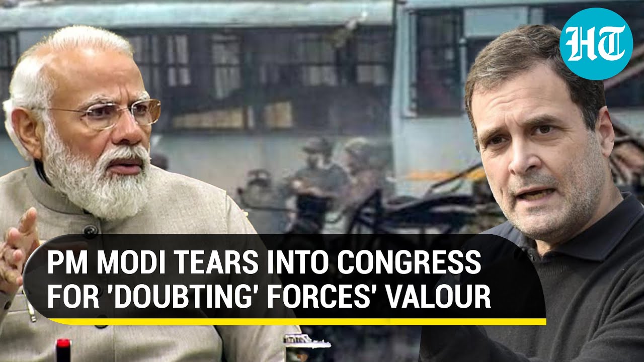 How angry PM Modi attacked Cong for doubting Surgical Strike; 'Don't insult Pulwama braves'