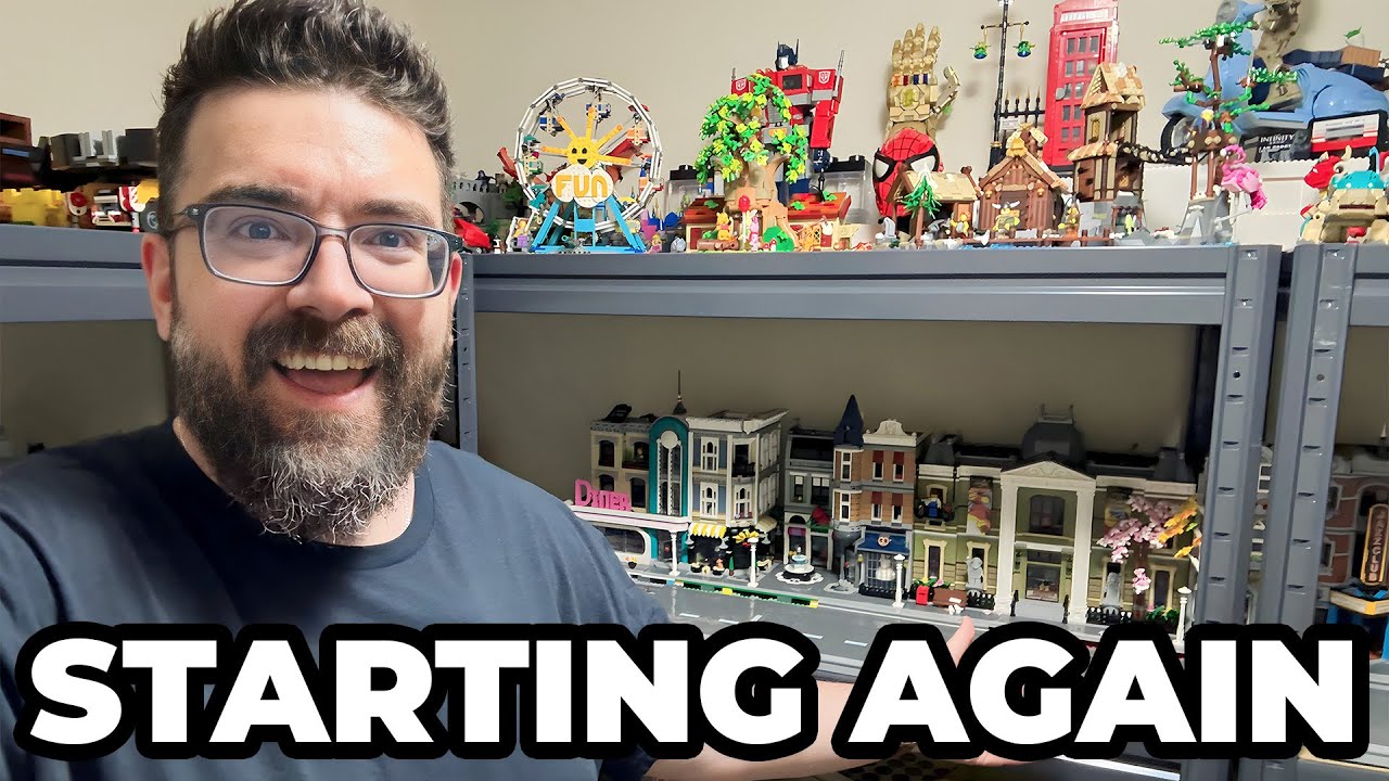 Building My LEGO City 2.0: The First Steps in My New LEGO Room