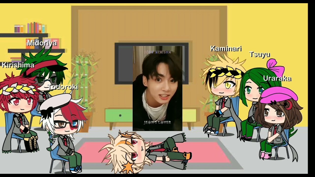 Mha react to deku future as Jungkook from BTS Dekubowl ,Taekook,Jungkook,Izuku Midoriya