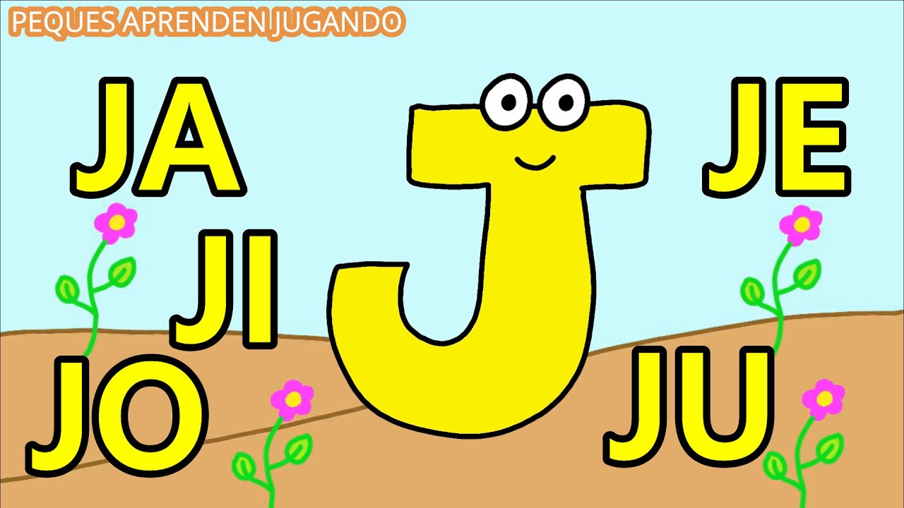 Aprender a leer para niños Sílabas JA JE JI JO JU  Video de Peques Aprenden Jugando