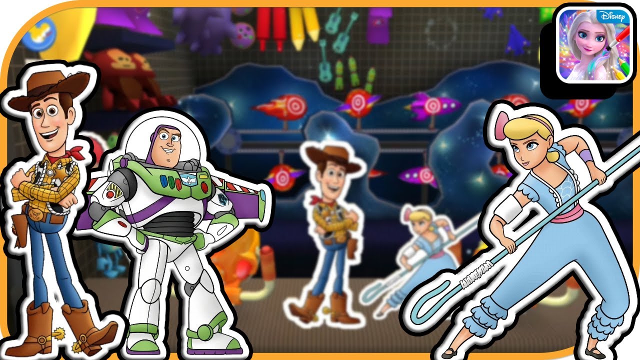 Disney Coloring World - Drawing Games for Kids #8 | StoryToys | Educational | Game for Kids | HayDay