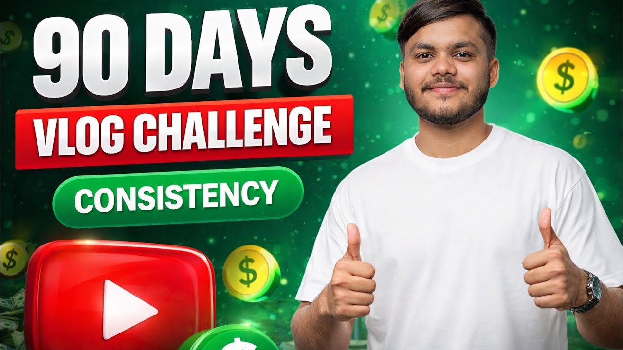 “90 DAYS DAILY VLOG CHALLENGE START 🔥 | No Break”
