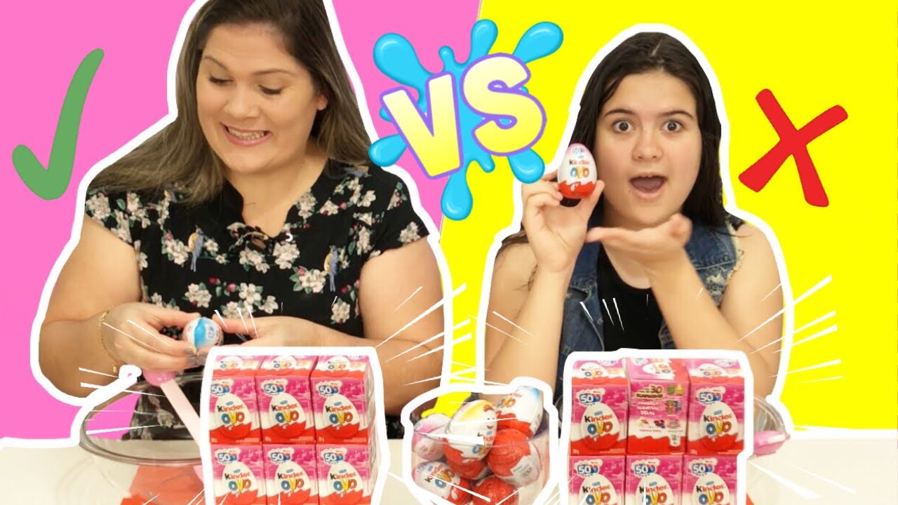 NÃO ESCOLHA O KINDER OVO ERRADO! SLIME CHALLENGE