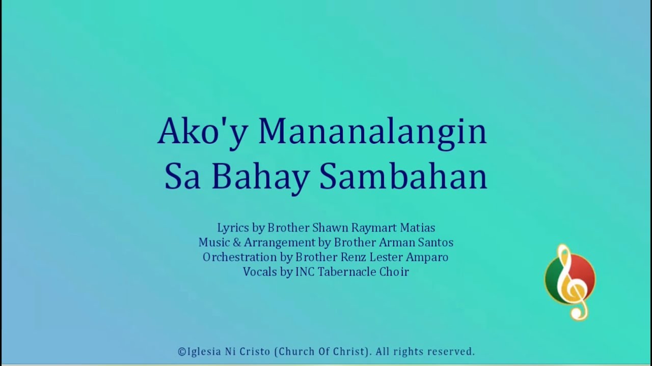 Ako'y Mananalangin Sa Bahay Sambahan