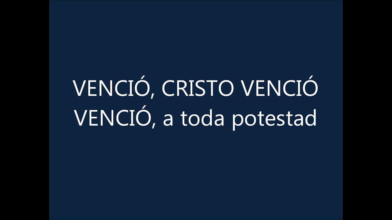 Venció.(pista)
