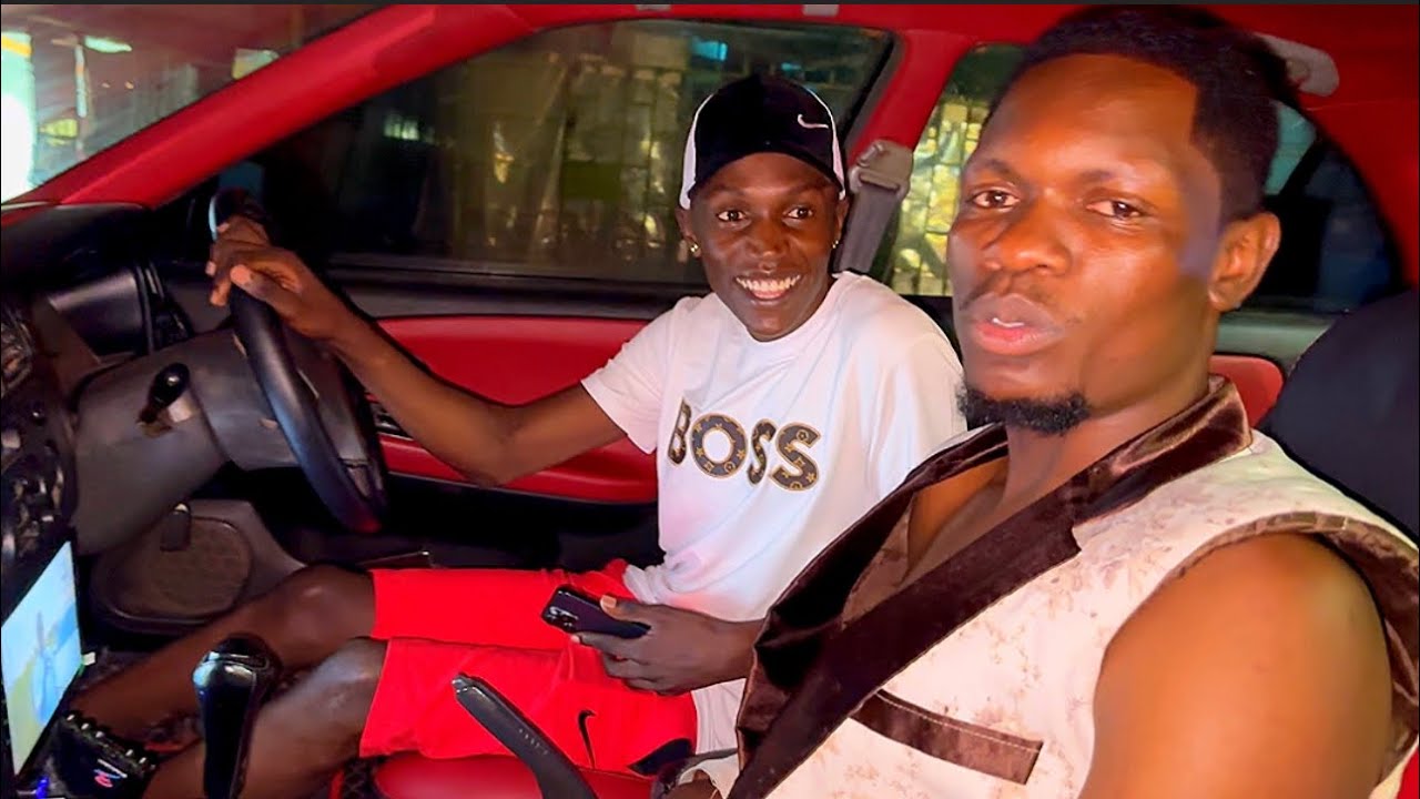 Heri Nduthi!! Youngest Millionare Kenyan Prince Test Driving My Lancer!  KANAIRO TO CAIRO