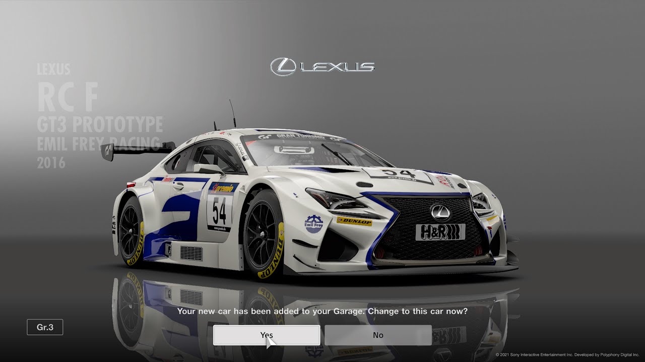 Gran Turismo™SPORT | Lexus RC F GT3 Prototype | Test Race