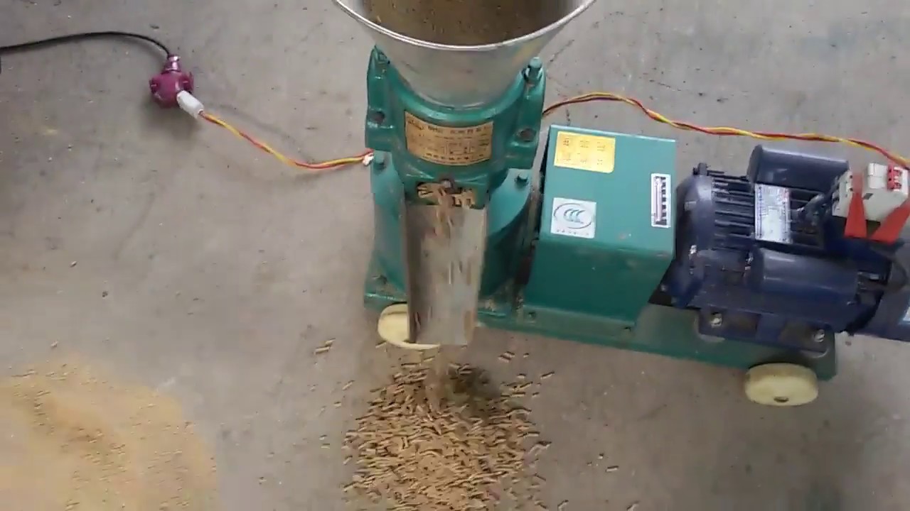 Les poissons de flottement alimentent &agrave; moulin de granule