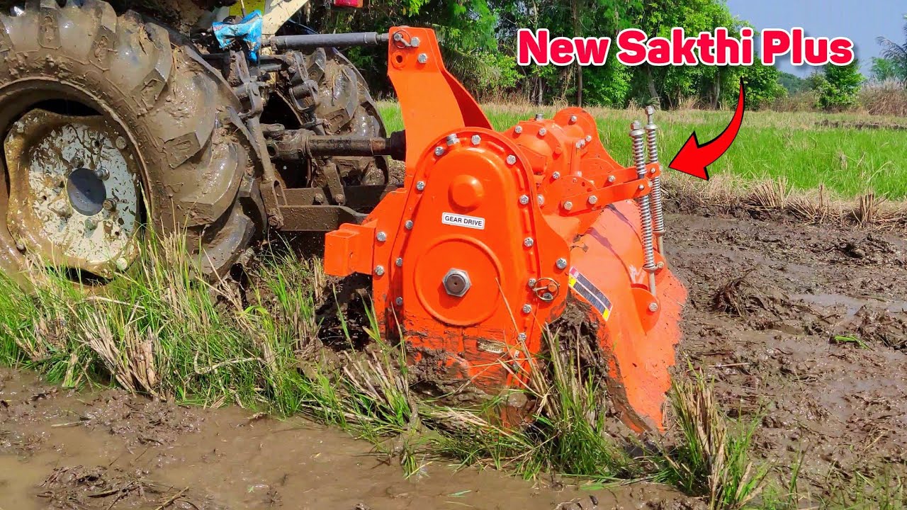 Swaraj Target 630 Mini Tractor | Sakthi plus mini rotary tiller | Agriculture INDIA
