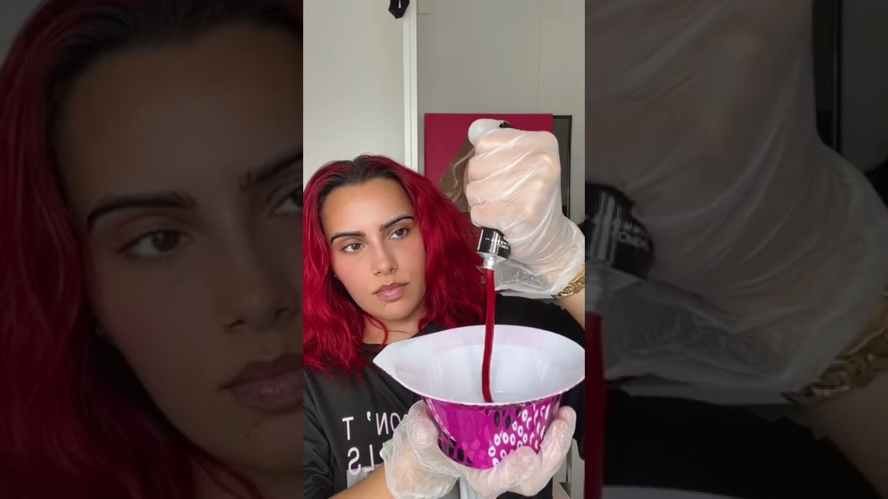 How to dye your hair red WITHOUT BLEACHING first