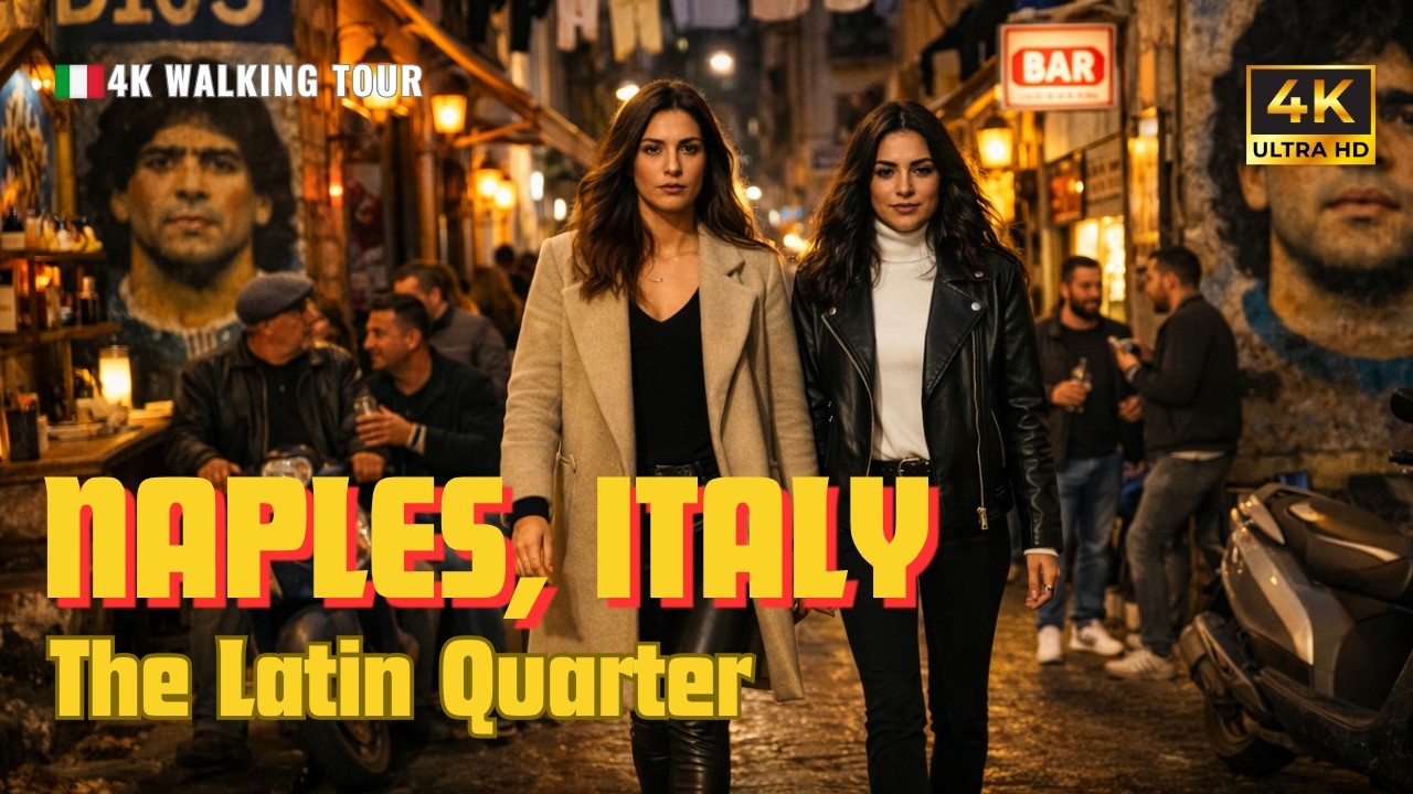 Naples Night Walk 🇮🇹 Spanish Quarter and Via Toledo | Real Street Life [4K]
