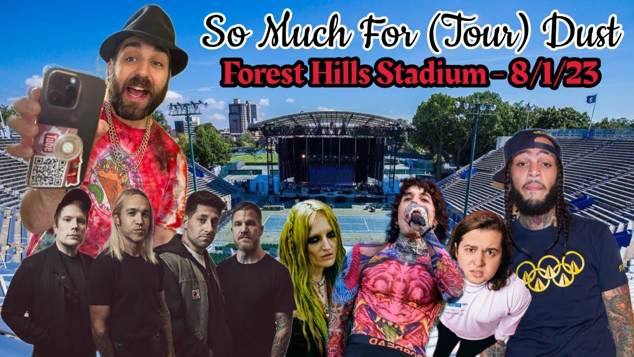FALL OUT BOY & BMTH SO MUCH FOR TOUR DUST 8/1/23 Forest Hills Stadium (W/ Travie McCoy, RATS, & GWP)