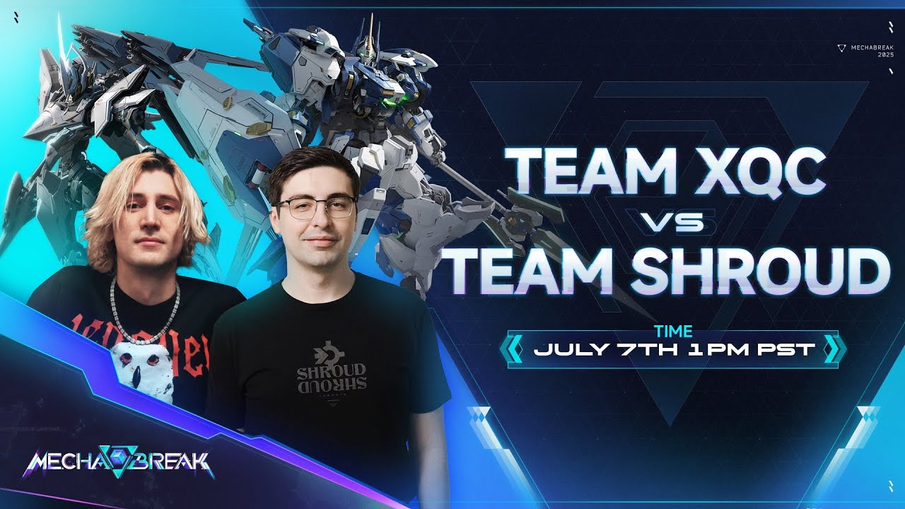 Shroud vs xQc Mecha BREAK Showmatch (Shroud's POV)