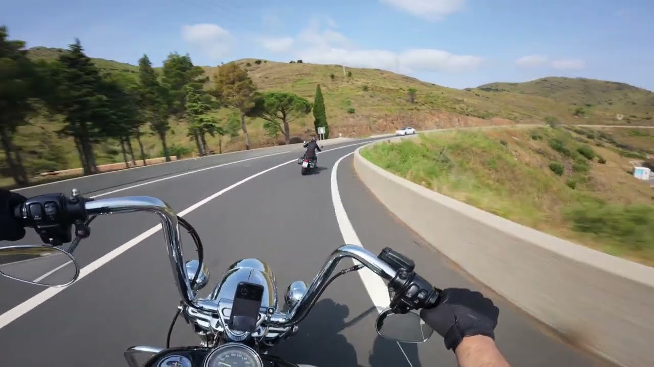 Cerbère → Port-Vendres 🇫🇷 Pyrenäen | Road King Classic | Twin Cam 103 | Kesstech