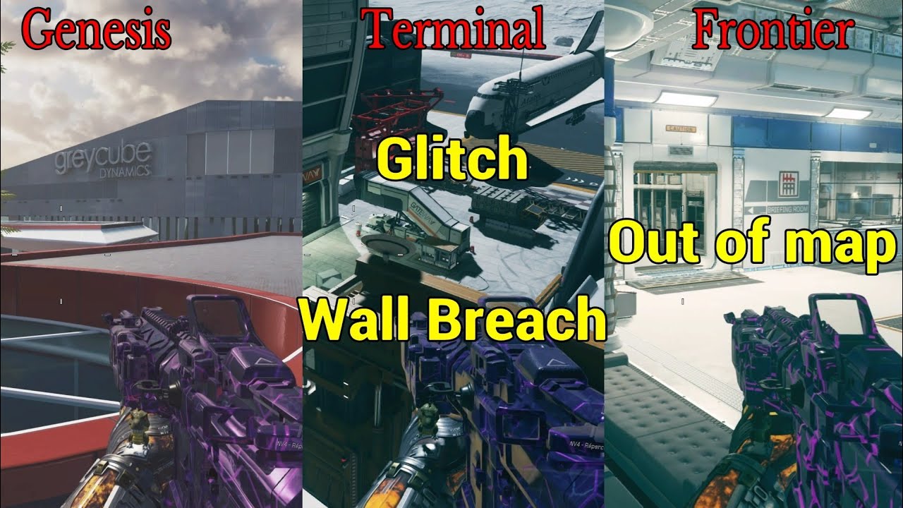 GLITCH (Genesis, Terminal, Frontier) (#EP3) Out of map Call Of Duty : infinite Warfare PlayStation®4