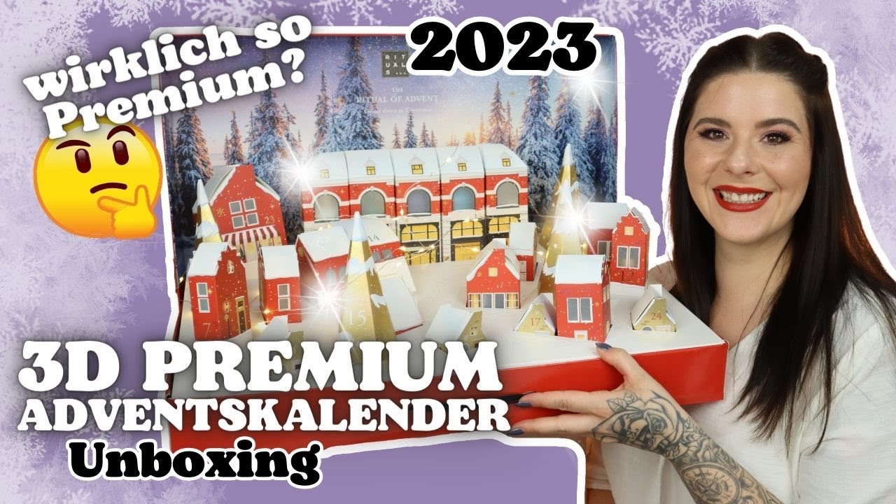 Wirklich so Premium? 🤔 Rituals 3D PREMIUM Adventskalender 2023 | 169,90€ | Unboxing 24 Türchen