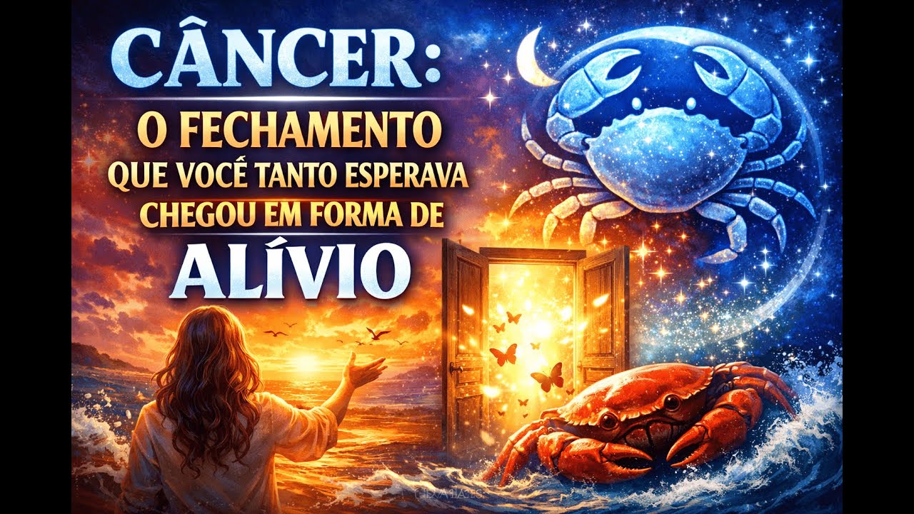 CÂNCER: O FECHAMENTO QUE VOCÊ TANTO ESPERAVA CHEGOU EM FORMA DE ALÍVIO