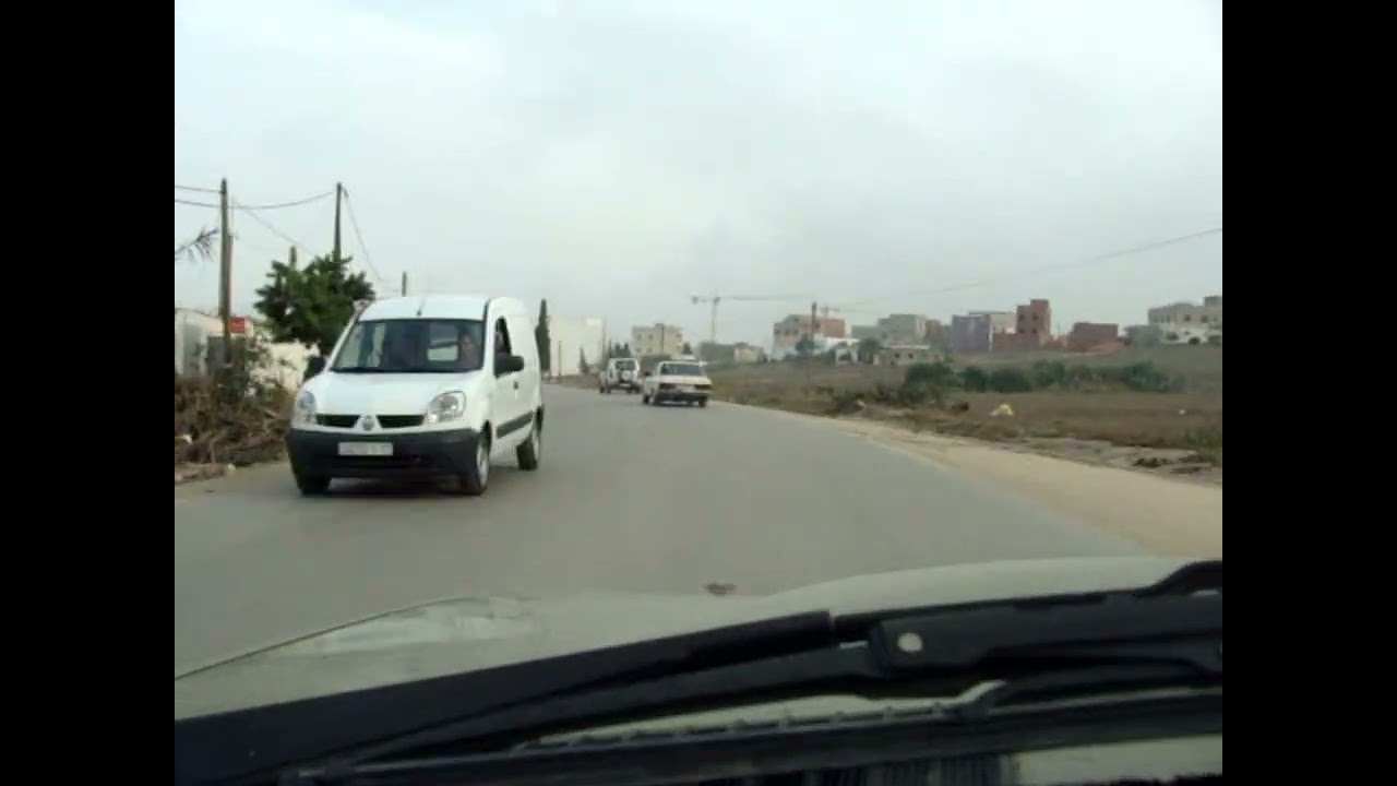 طريق حي العوامة شارع القدس بني مكادة طنجة 10 10  Morocco tangier 2012
