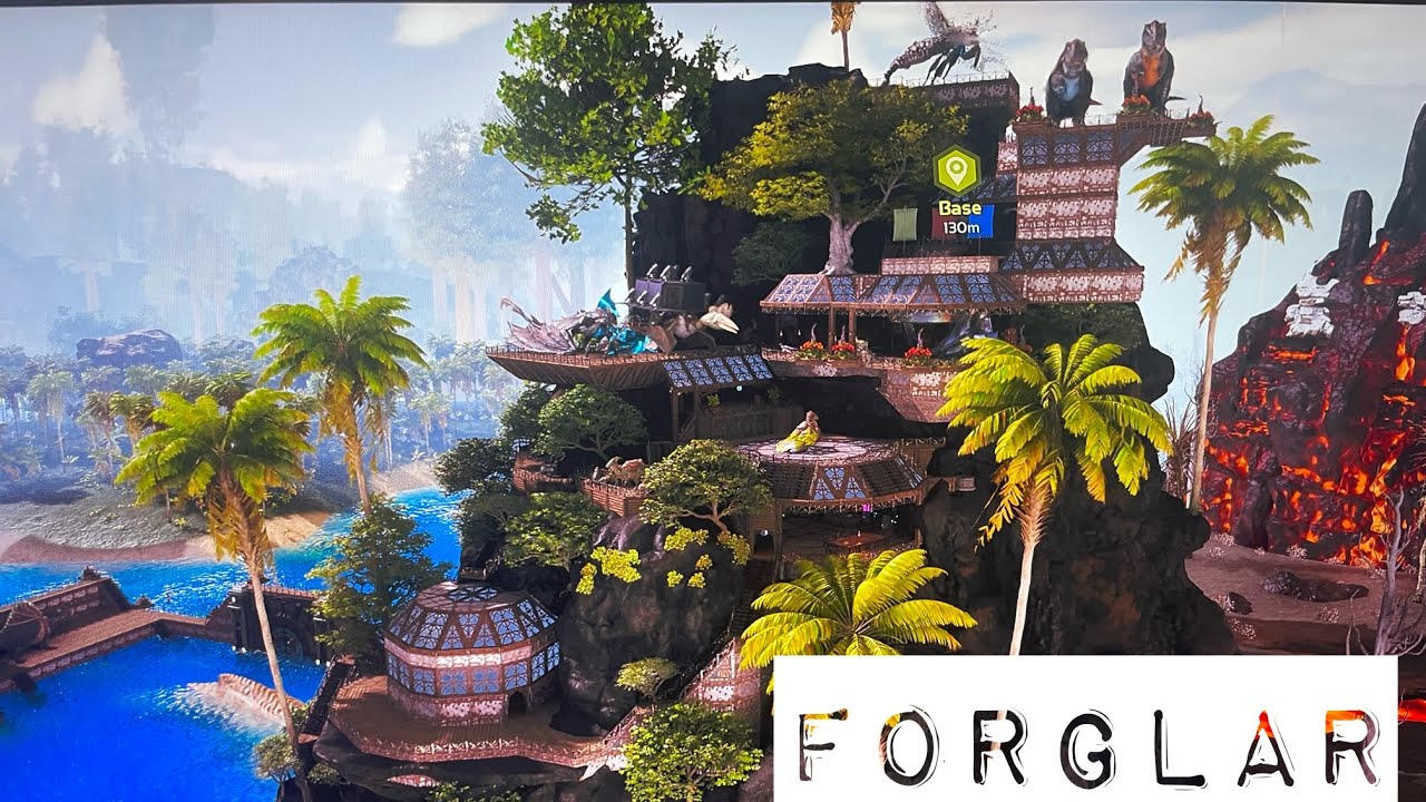 Forglar base Ark ascended - ressources illimit&eacute;s
