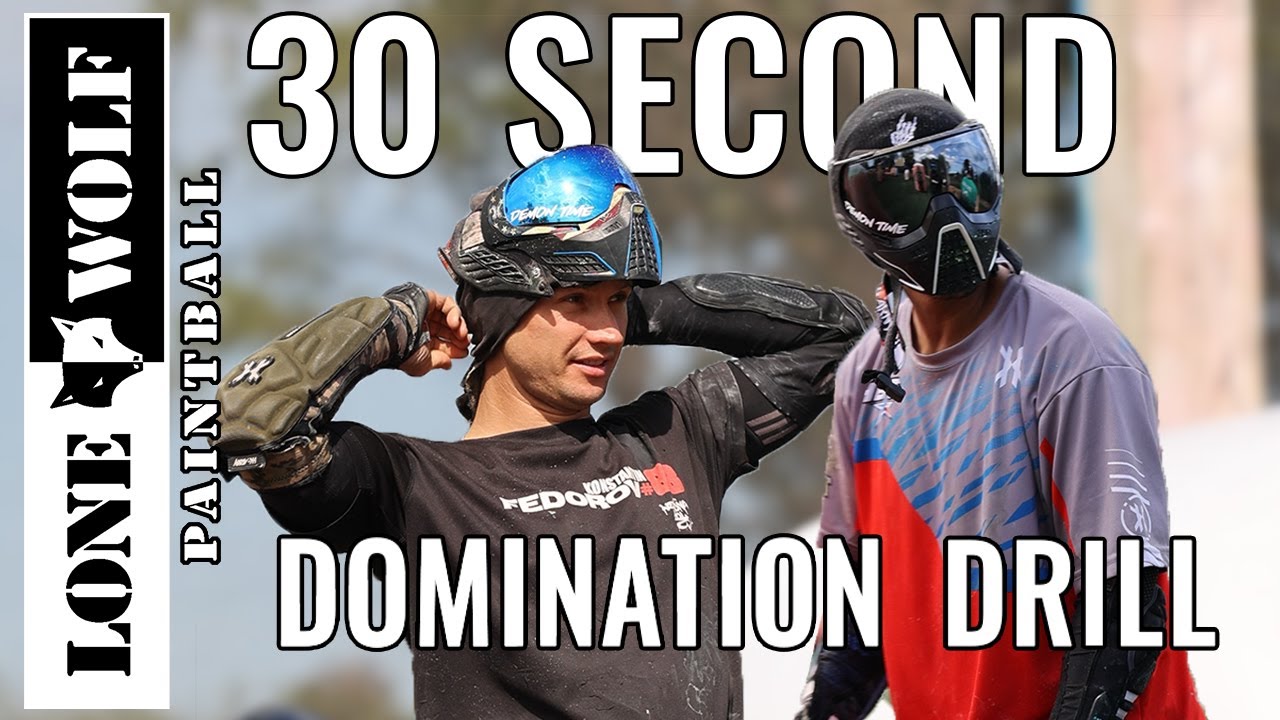 30 Second Domination Shooting Drill w/ Ronnie Dizon & Konstantin Fedorov |  Lone Wolf Paintball