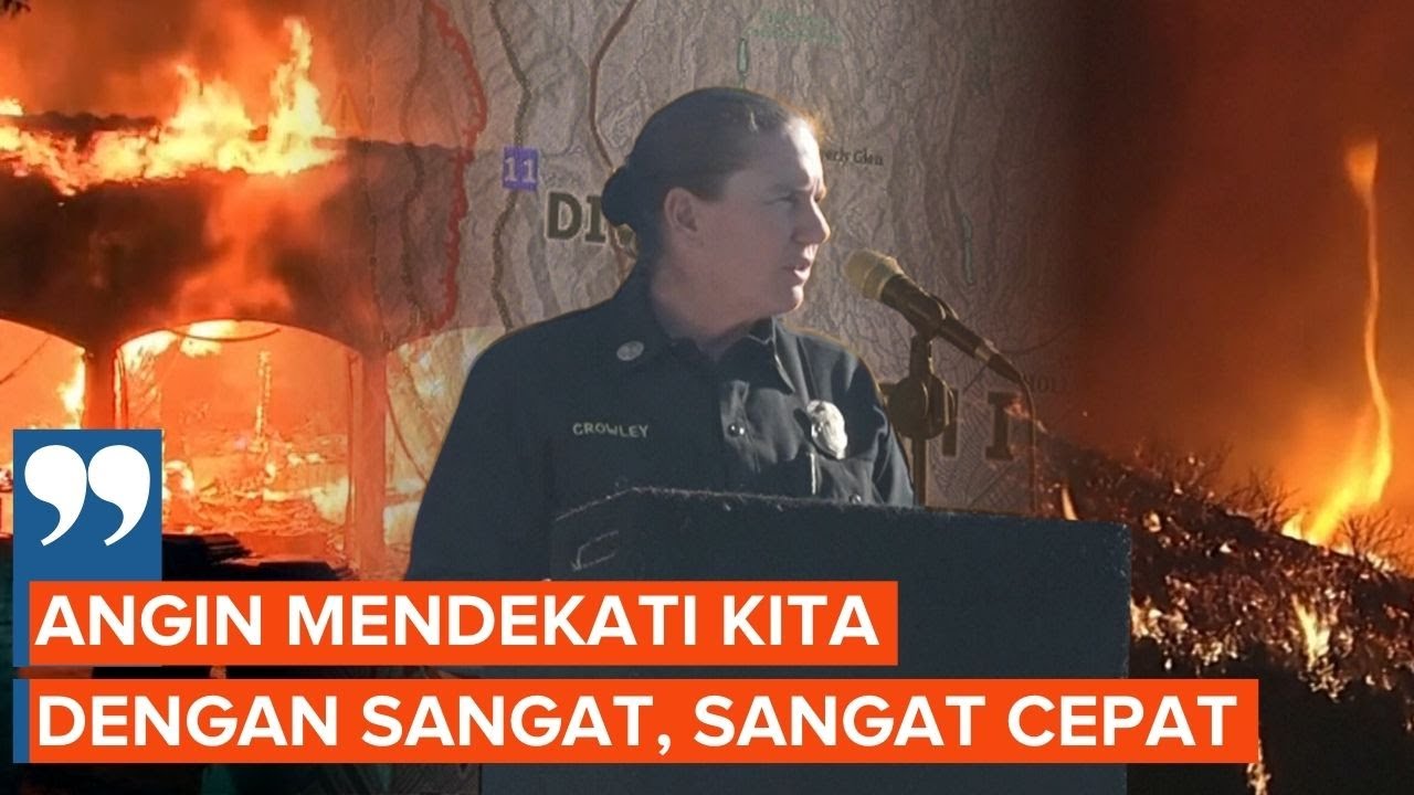 Kebakaran Los Angeles, Ketika Damkar Kesulitan Kendalikan Angin dan Api..