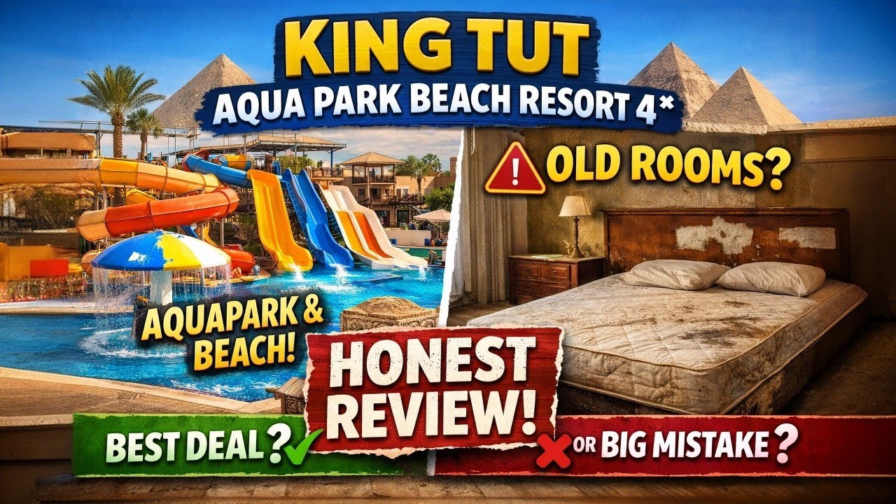 King Tut Aqua Park Beach Resort 4* Hurghada 🇪🇬 Honest Review | Is It Worth It?