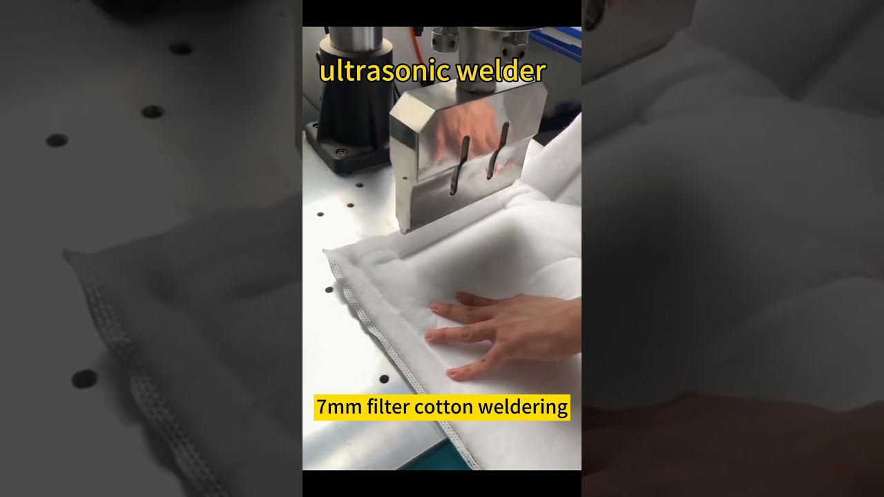 Welding 7mm thick filter cotton?