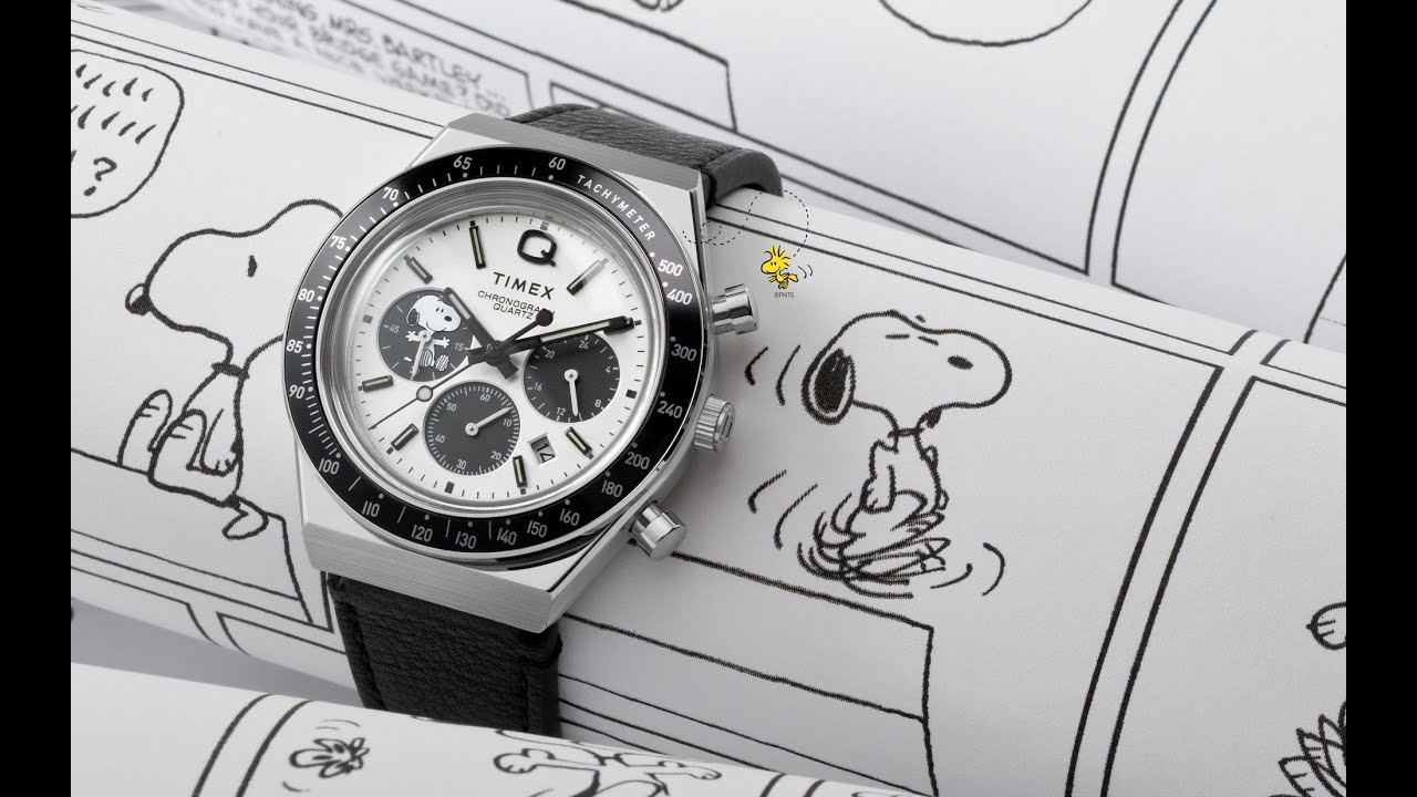 Timex Snoopy - Q Timex Chronograph x Peanuts Snoopy