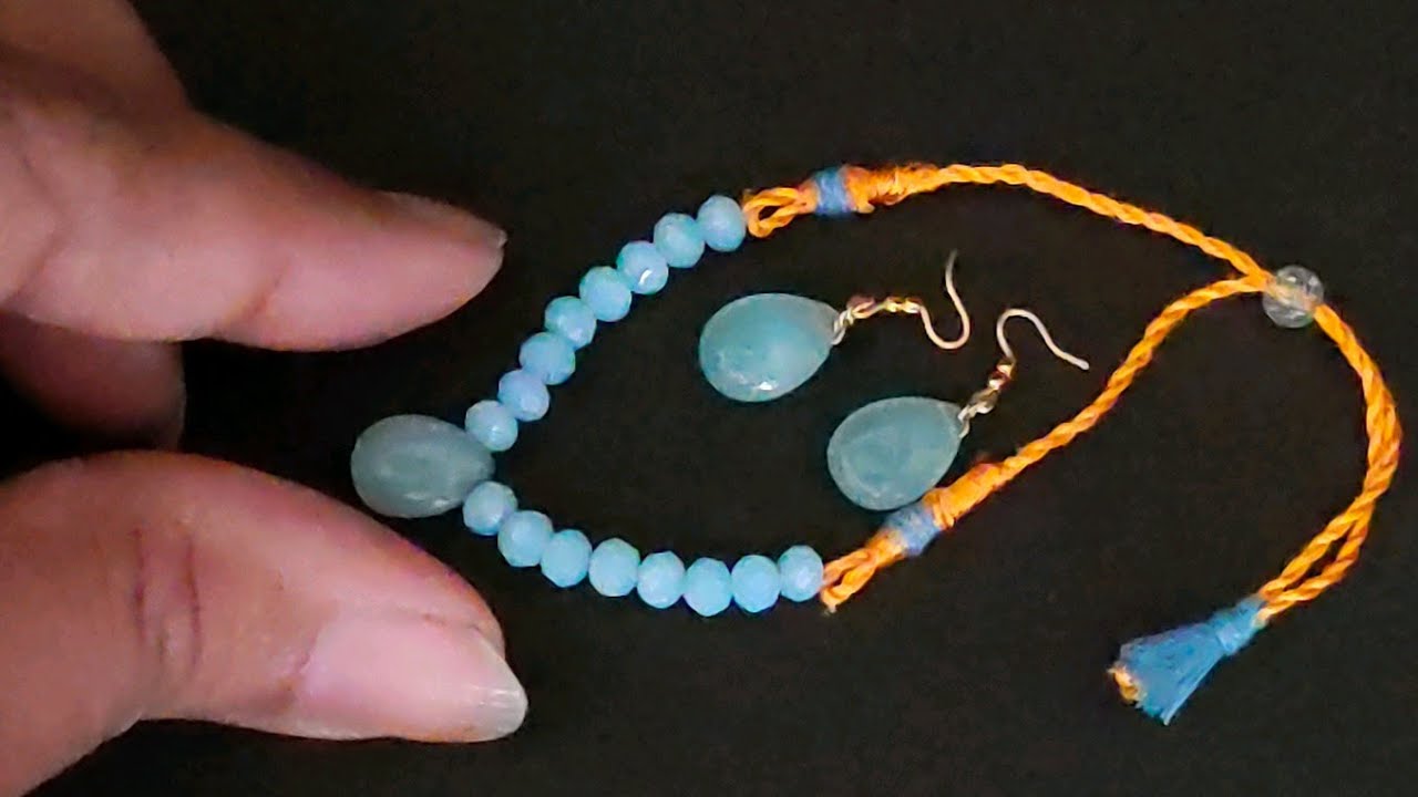 Miniature | Barbie doll necklace making and mini dori