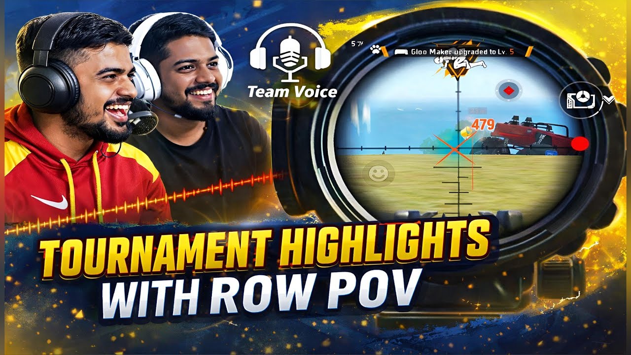 FREE FIRE TOURNAMENT HIGHLIGHTS 🔥 | RAW POV + TEAM VOICE 🎙️ | INSANE CLUTCHES #esports #freefire 