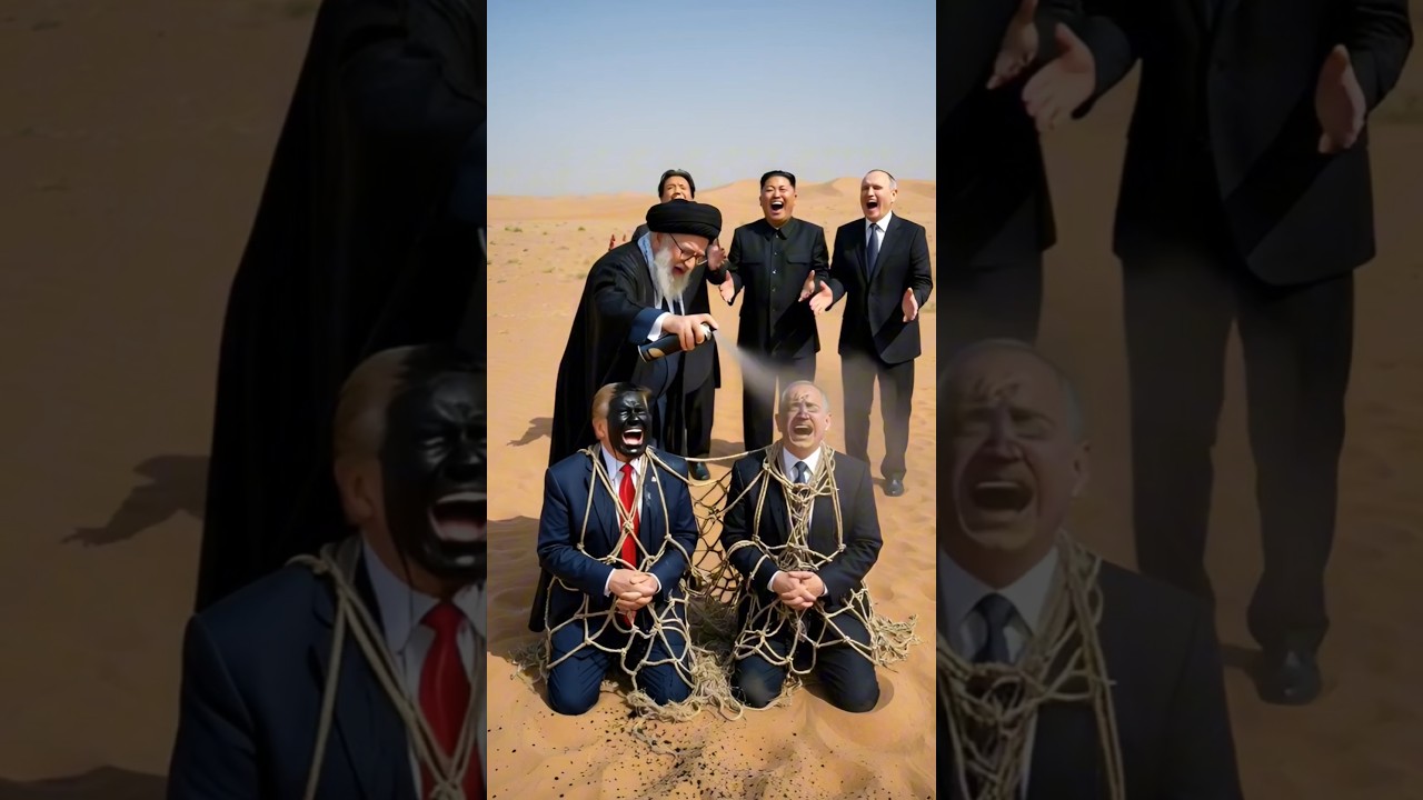 Trump vs Khamenei 😳 Mind Game & Missile Trade 🤣 #iranisraelwar #iran #israel #trump #khamenei #war