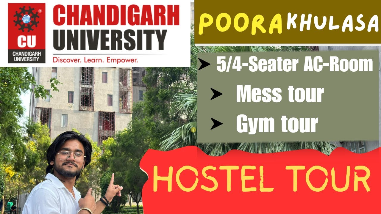 CU Boys Hostel Reality 2025 🧳 | Room Size, Mess Food, Washroom, Everything | #chandigarhuniversity